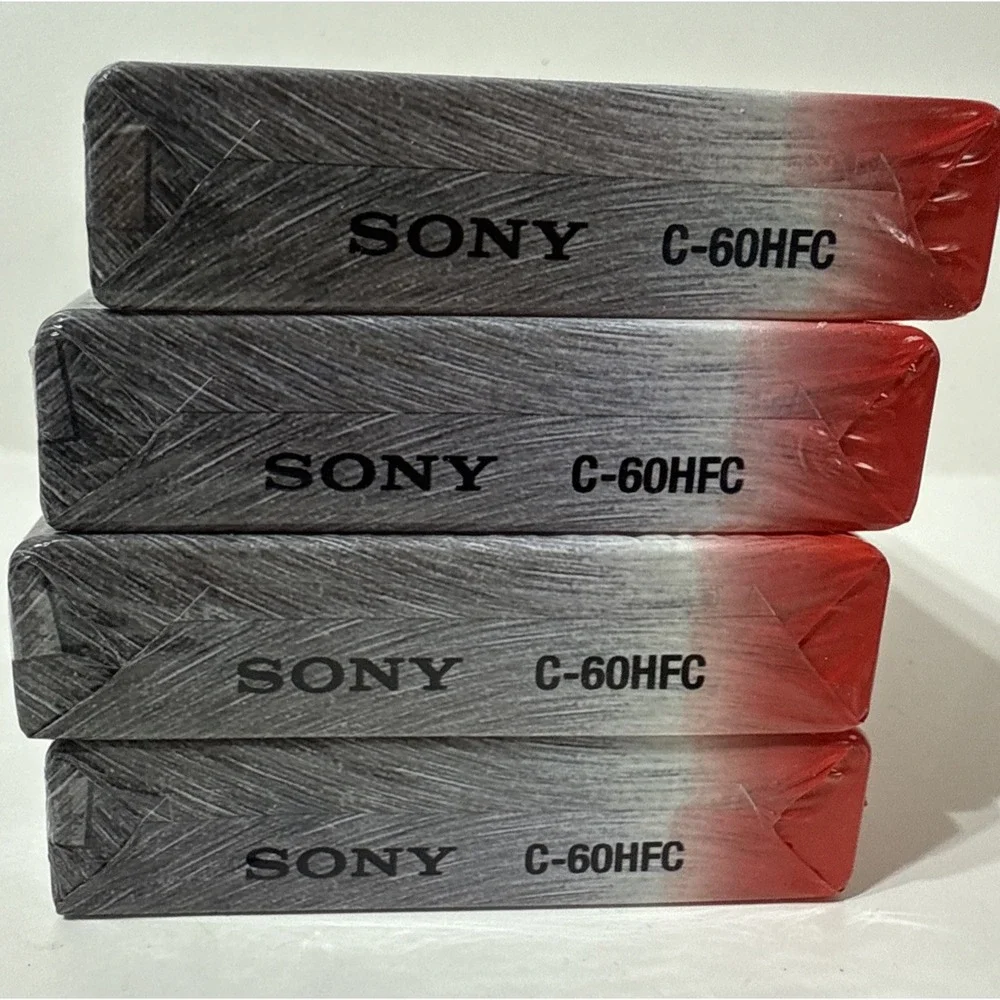 Sony HF 60 Normal Bias High Fidelity‎ Audio Cassettes C-60HFC NEW LOT Of 4